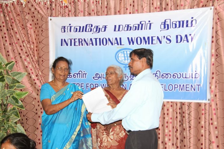 International Women’s Day at Puthukudiyiruppu – 8 March 2014